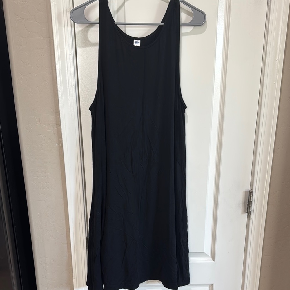 Old Navy Black Mini Sundress / C77 - Picture 1 of 3